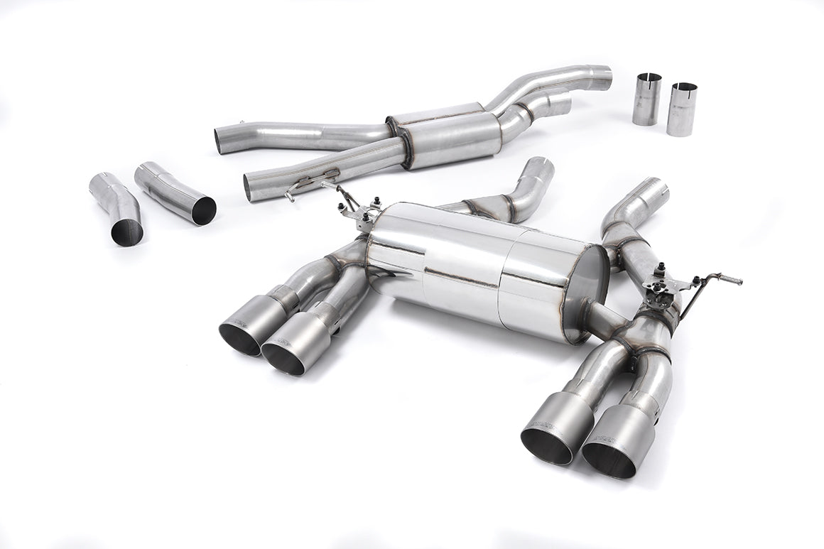 Milltek Cat Back Exhaust Titanium Tips for BMW M3 F80 (14-18)
