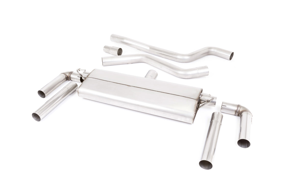 Milltek OPF Back Exhaust Carbon Tips for Ford Focus Mk4 ST Estate 19-22