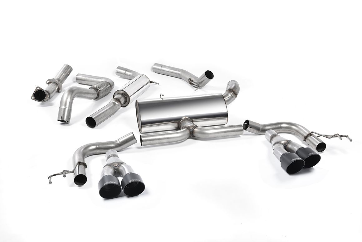 Milltek Cat Back Exhaust Burnt Titanium for Honda Civic Type R FK2 LHD (15-17)