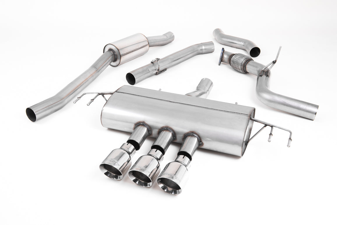 Milltek Part-Res Cat Back Exhaust Polished for Honda Civic Type R FK8
