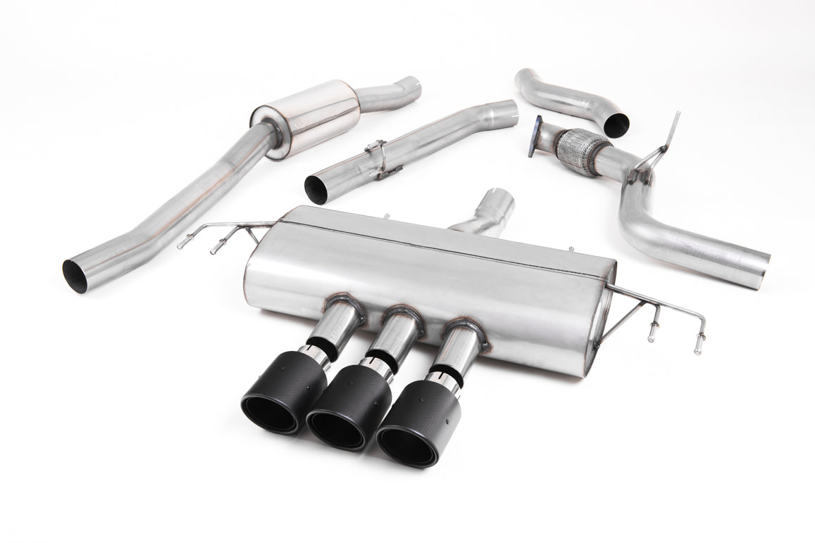 Milltek Part-Res Cat Back Exhaust Carbon for Honda Civic Type R FK8