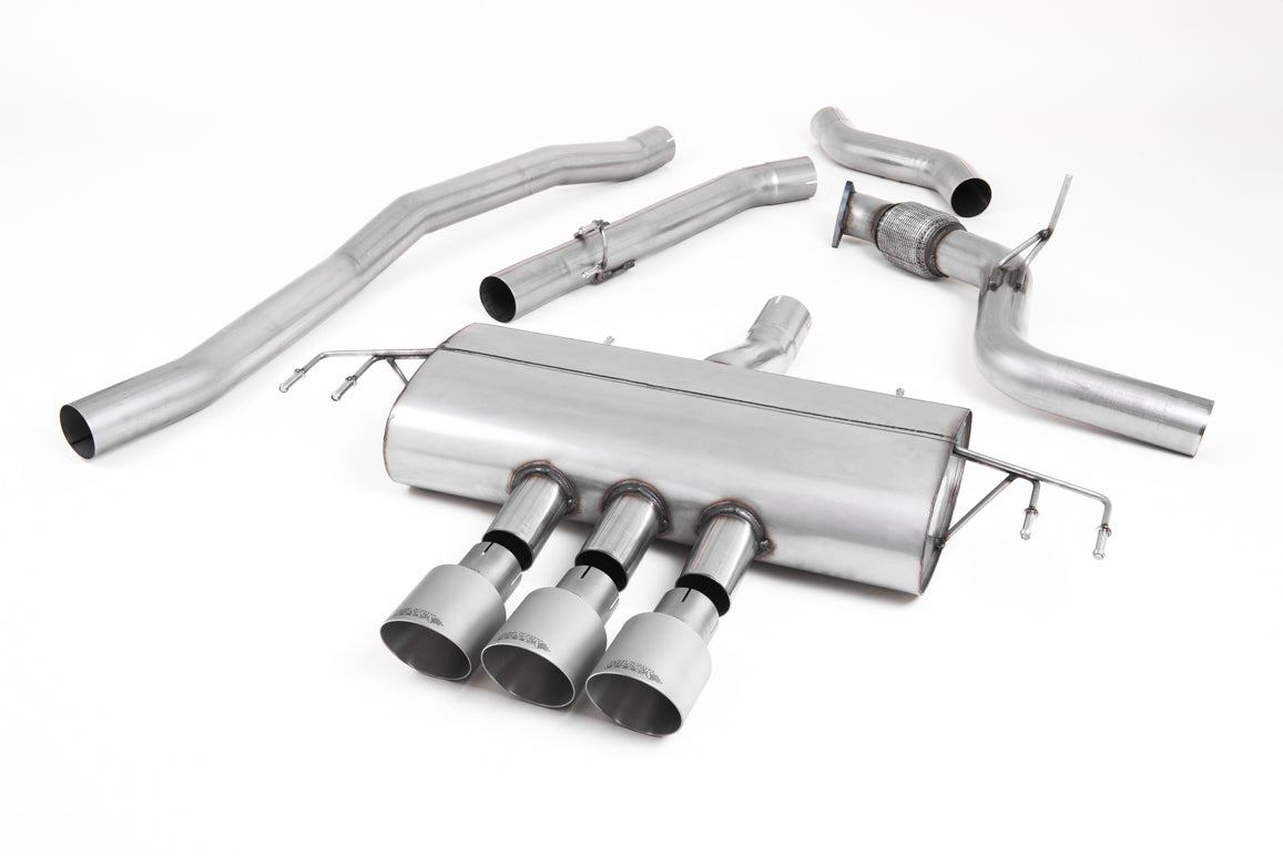 Milltek Non-Res Cat Back Race Exhaust Titanium for Honda Civic Type R FK8 17-22