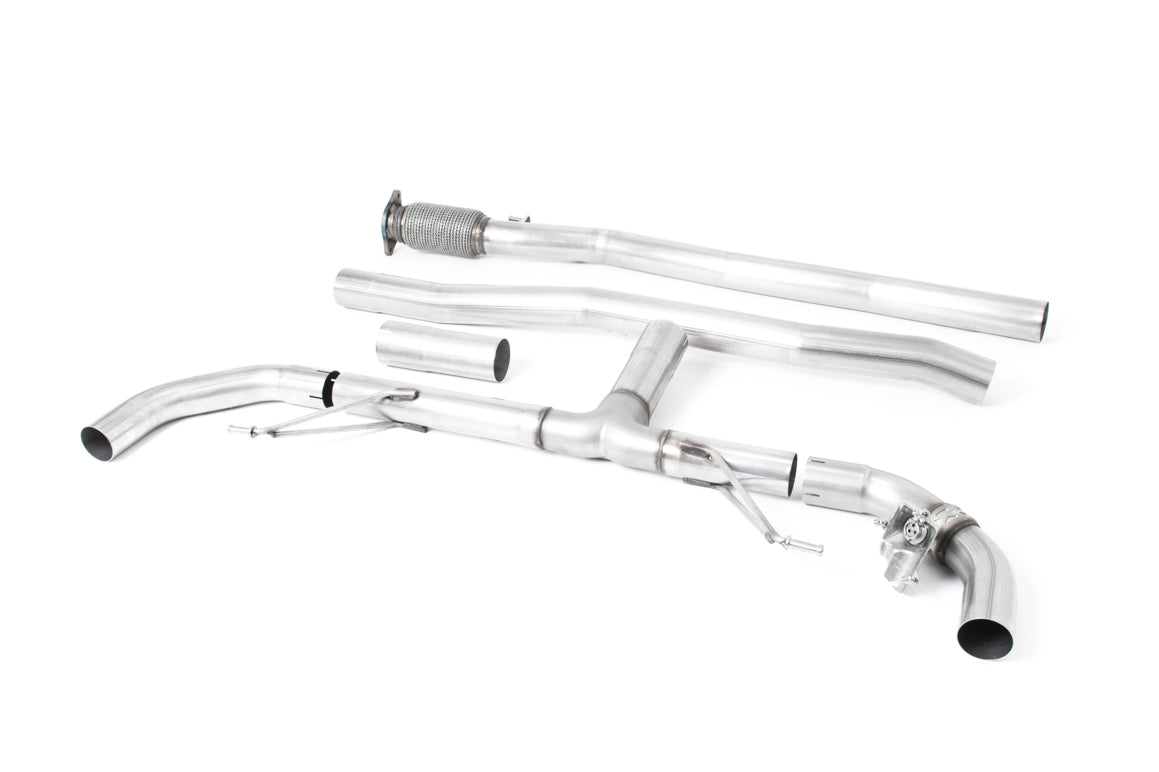 Milltek Cat Back Valved Race Exhaust for Mercedes A35 AMG (19-22)