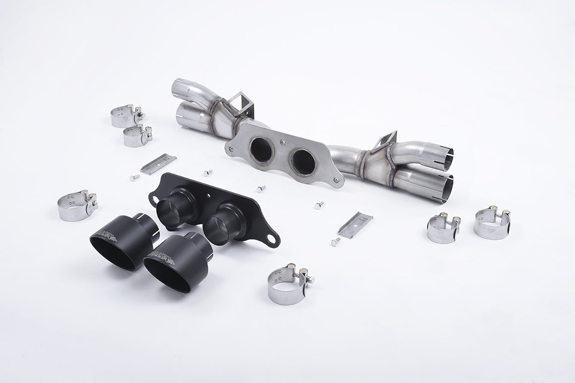 Milltek Cat Back Exhaust Black for Porsche 911 991.1 GT3 & GT3 RS (13-18)