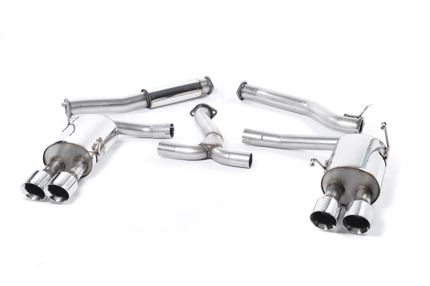Milltek Cat Back Exhaust Polished GT100 Tips for Subaru Impreza WRX STI (14-22)