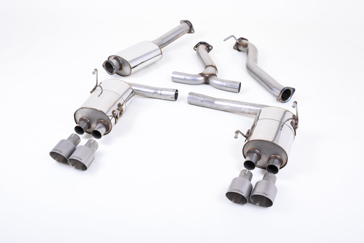 Milltek Cat Back Exhaust Titanium Tips for Subaru Impreza WRX STI (14-22) EC