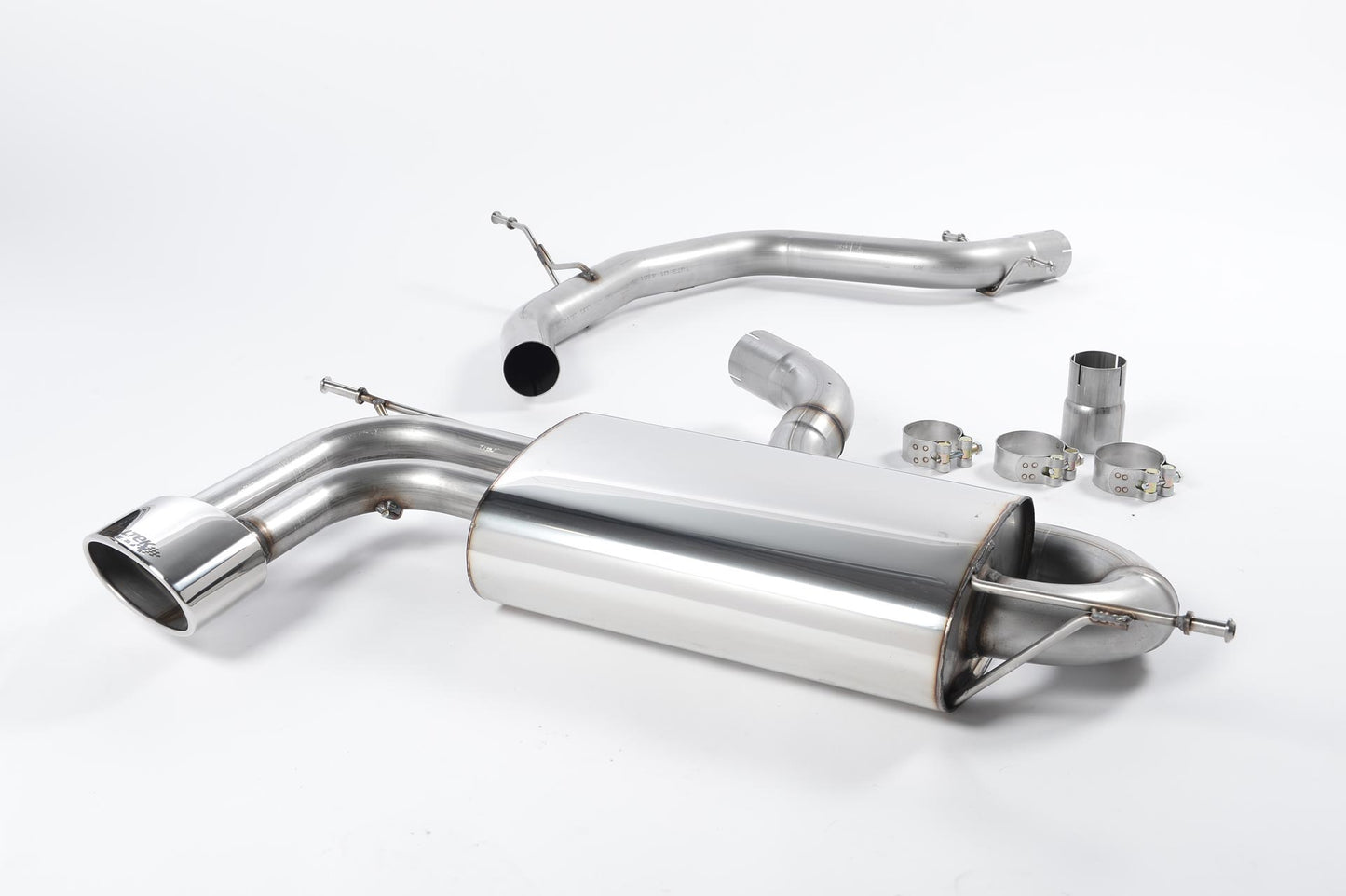 Milltek Non-Res Cat Back Exhaust Oval Tip for Seat Leon Cupra 2.0 TFSI (06-11)