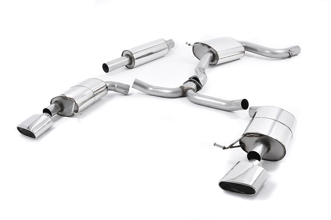 Milltek Cat Back Exhaust Polished Oval for Seat Leon ST Cupra 280/290 (15-22)