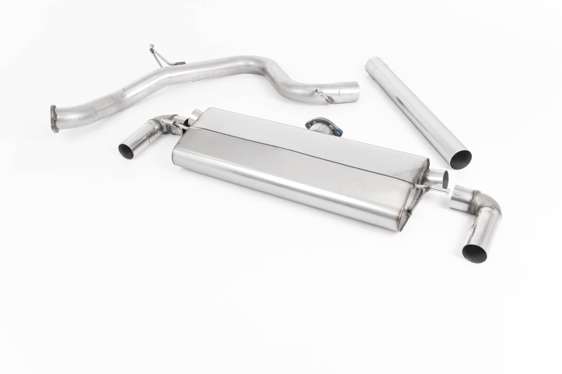 Milltek Non-Res Cat Back Exhaust Polished Oval for Seat Leon Cupra 300 (18-19)