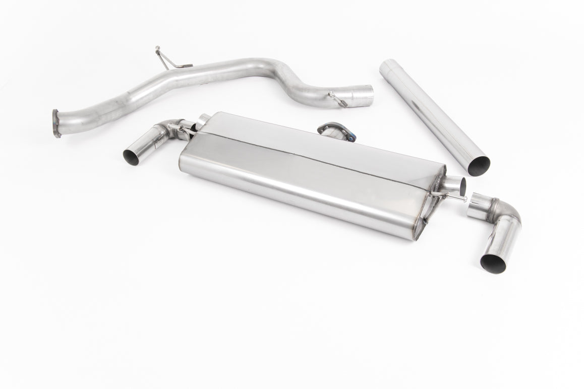 Milltek Non-Res Cat Back Exhaust Dual Black Tips for Seat Leon Cupra 290 (19-22)
