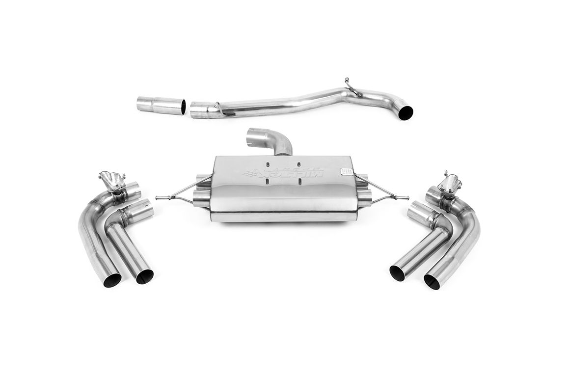 Milltek Non-Res OPF Back Exhaust Black Tips for Seat Cupra Formentor 2.0 (21-22)