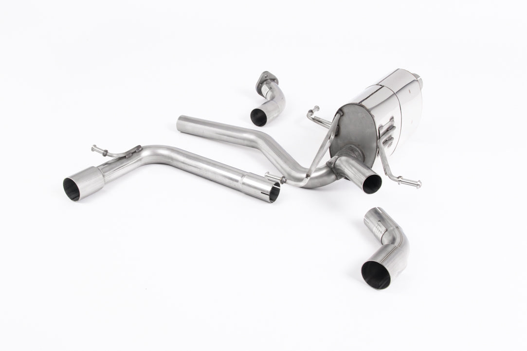 Milltek Front Pipe Back Exhaust Burnt Titanium for Suzuki Swift Sport 1.4 18-22