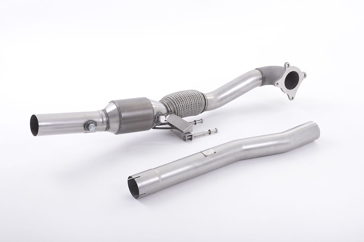 Milltek 3" Exhaust Downpipe & Sports Cat for Audi TTS 8J Quattro 08-14