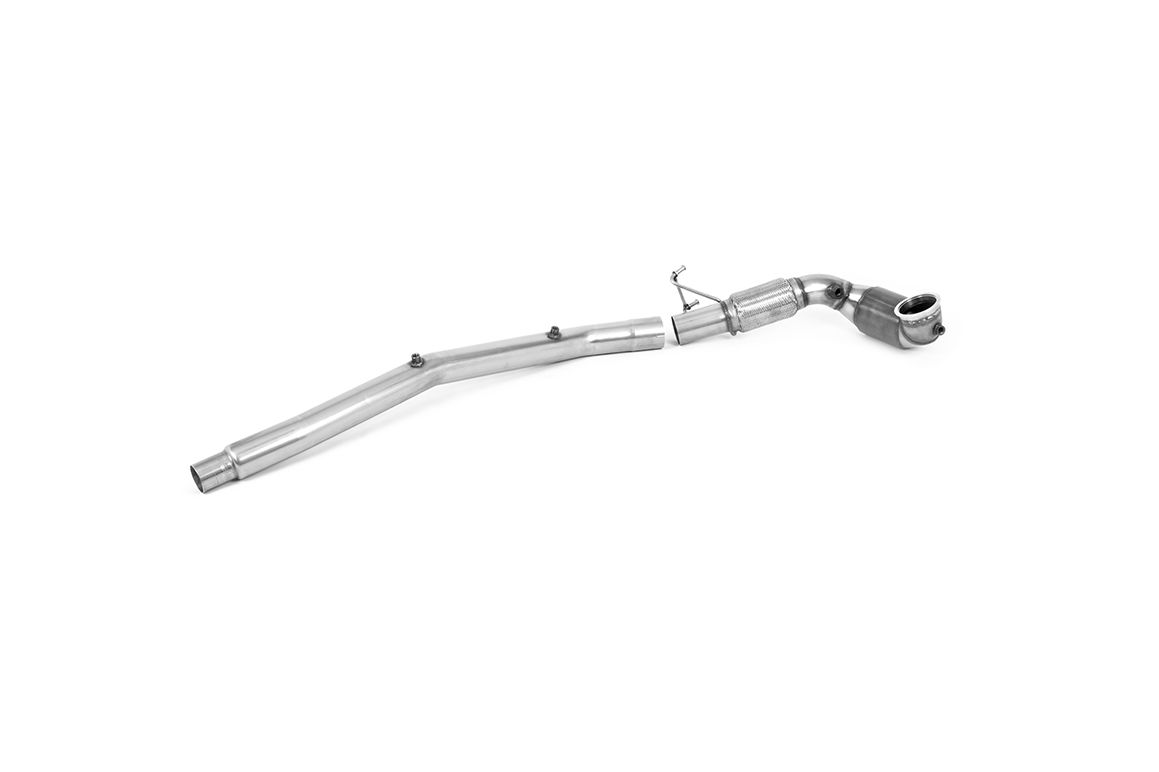 Milltek Exhaust Downpipe & Race Cat for VW Golf R Mk8 - OE Fit