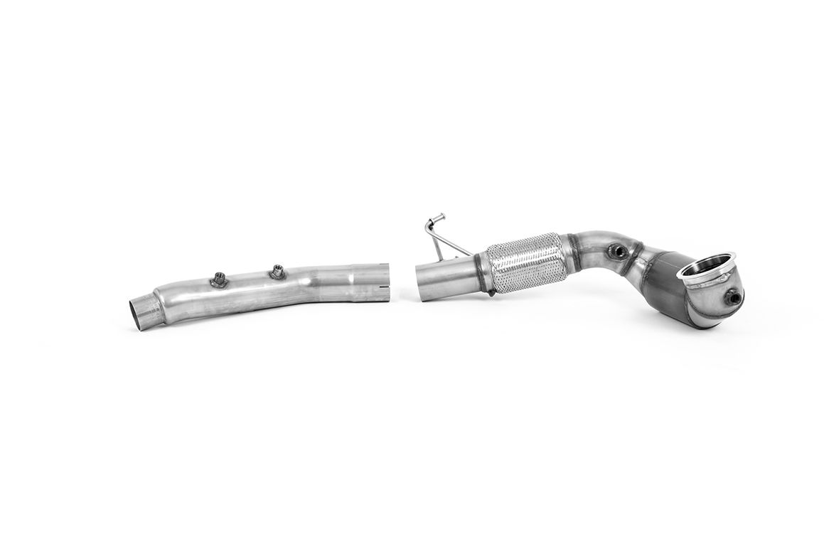 Milltek Exhaust Downpipe & Sports Cat for VW Golf Mk8 GTI - OE Fit