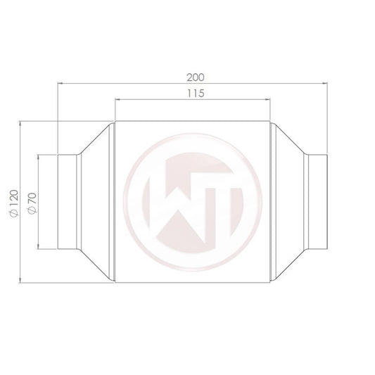 Wagner 200cpi Catalytic Converter with EU6 Coating