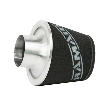 Ramair Large Foam Filter Aluminium Base 100mm Silver