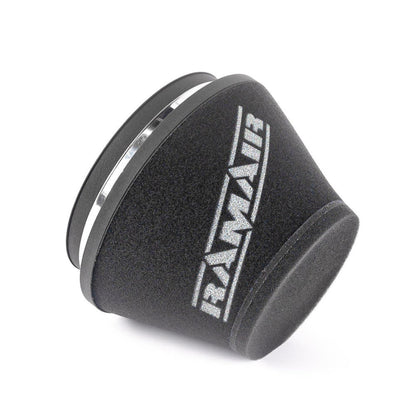 Ramair 90mm OD Neck Medium Cone Air Filter with Velocity Stack