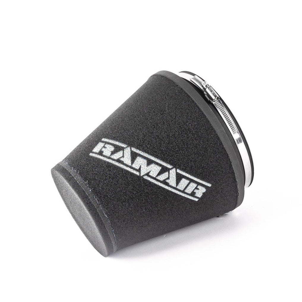 Ramair 90mm ID Neck Large Cone Air Filter with Velocity Stack and Coupling