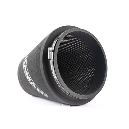 Ramair 70mm ID Neck Large Cone Air Filter with Velocity Stack and Coupling