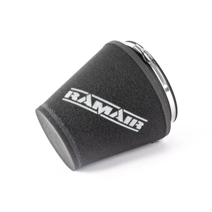 Ramair 80mm ID Neck Large Cone Air Filter with Velocity Stack and Coupling