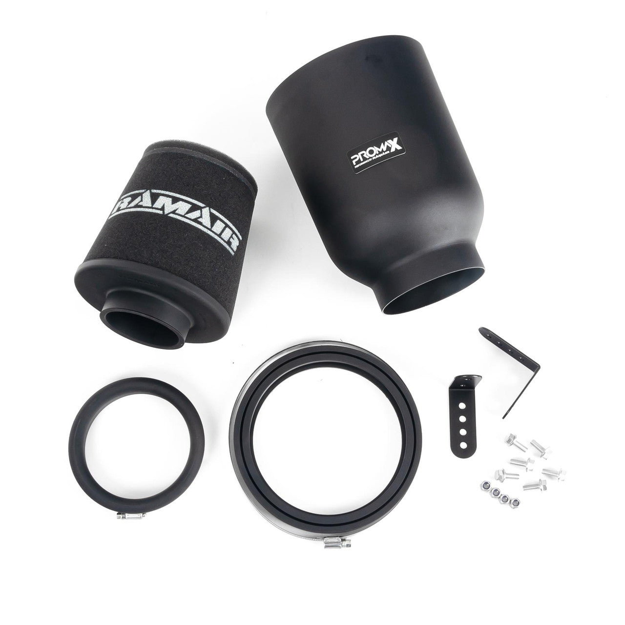 Ramair ProMax Large Universal Foam 70mm Rubber Neck Air Filter in Enclosed Airbox