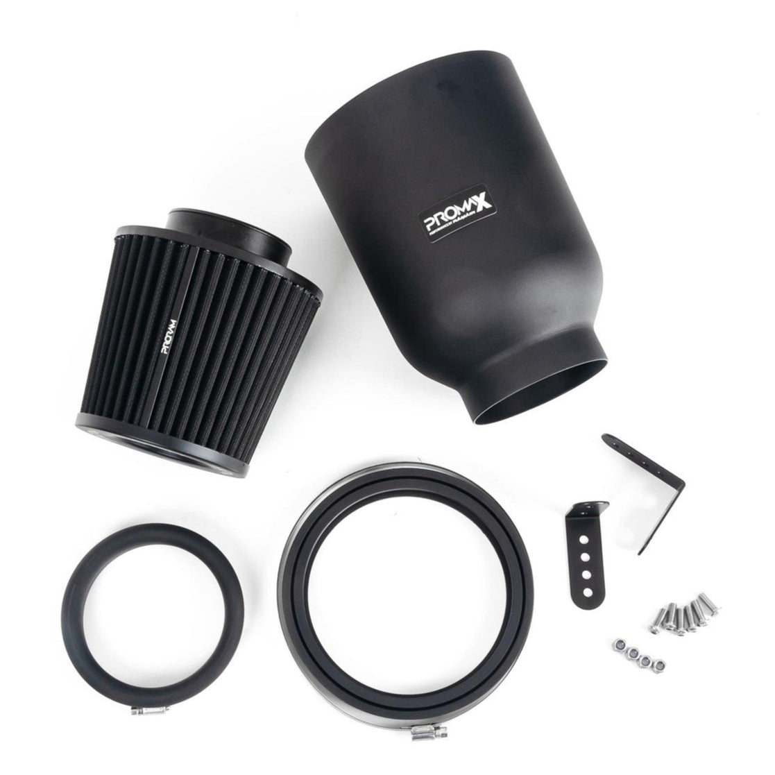 Ramair ProMax Large Universal Pleated 76mm Rubber Neck Air Filter in Enclosed Airbox