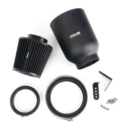 Ramair ProMax Large Universal Pleated 76mm Rubber Neck Air Filter in Enclosed Airbox