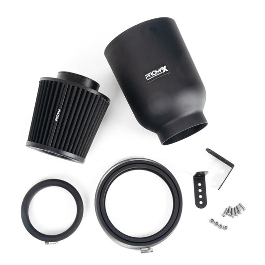 Ramair ProMax Large Universal Pleated 76mm Rubber Neck Air Filter in Enclosed Airbox