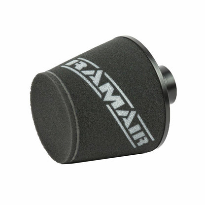 Ramair Large Foam Filter Aluminium Base 70mm Black