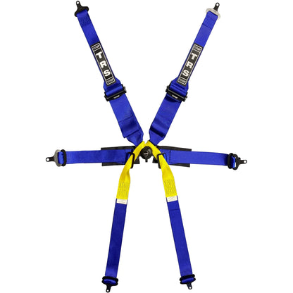 TRS Pro 6 Point Single Seater FHR Only FIA Harness