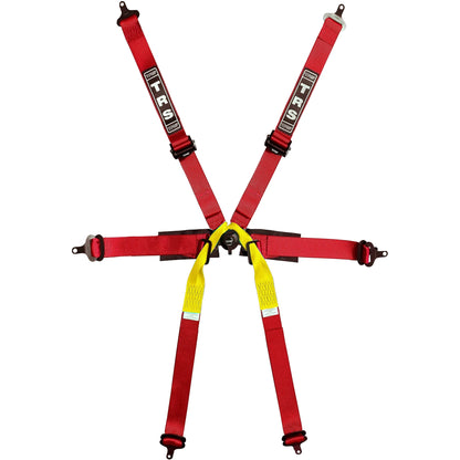 TRS Pro 6 Point Single Seater 50mm FHR Only FIA Harness