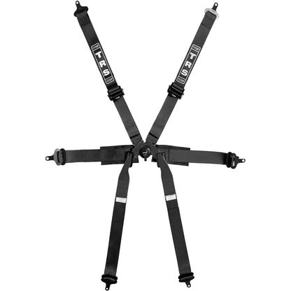 TRS Pro 6 Point Single Seater 50mm FHR Only FIA Harness