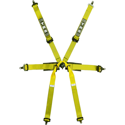 TRS Pro 6 Point Single Seater 50mm FHR Only FIA Harness