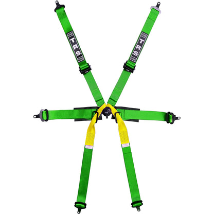TRS Pro 6 Point Single Seater 50mm FHR Only FIA Harness