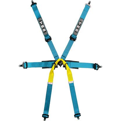 TRS Pro 6 Point Single Seater 50mm FHR Only FIA Harness