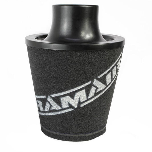 Ramair Medium Foam Filter Aluminium Base 80mm Black