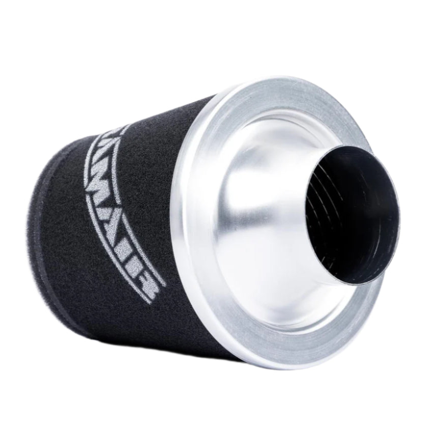 Ramair Small Foam Filter Aluminium Base 90mm Silver with Silicone Coupler