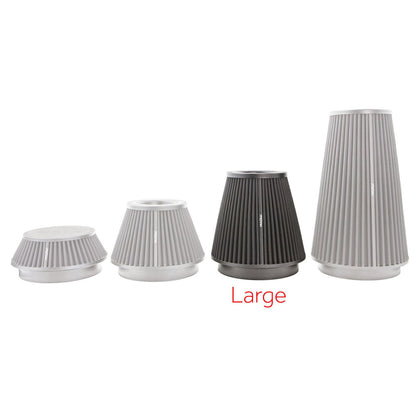 Ramair PRORAM 70mm OD Neck Large Cone Air Filter with Velocity Stack