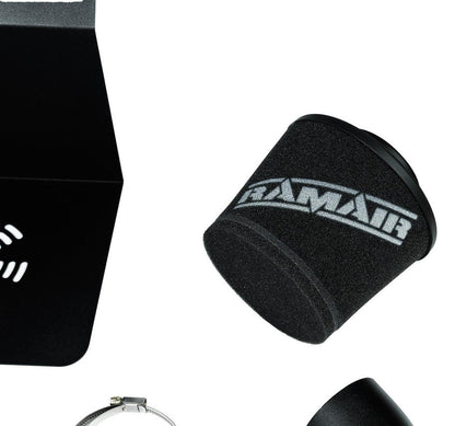 Ramair Performance Cone Air Filter Induction Kit for Renault Clio Mk4 RS 1.6