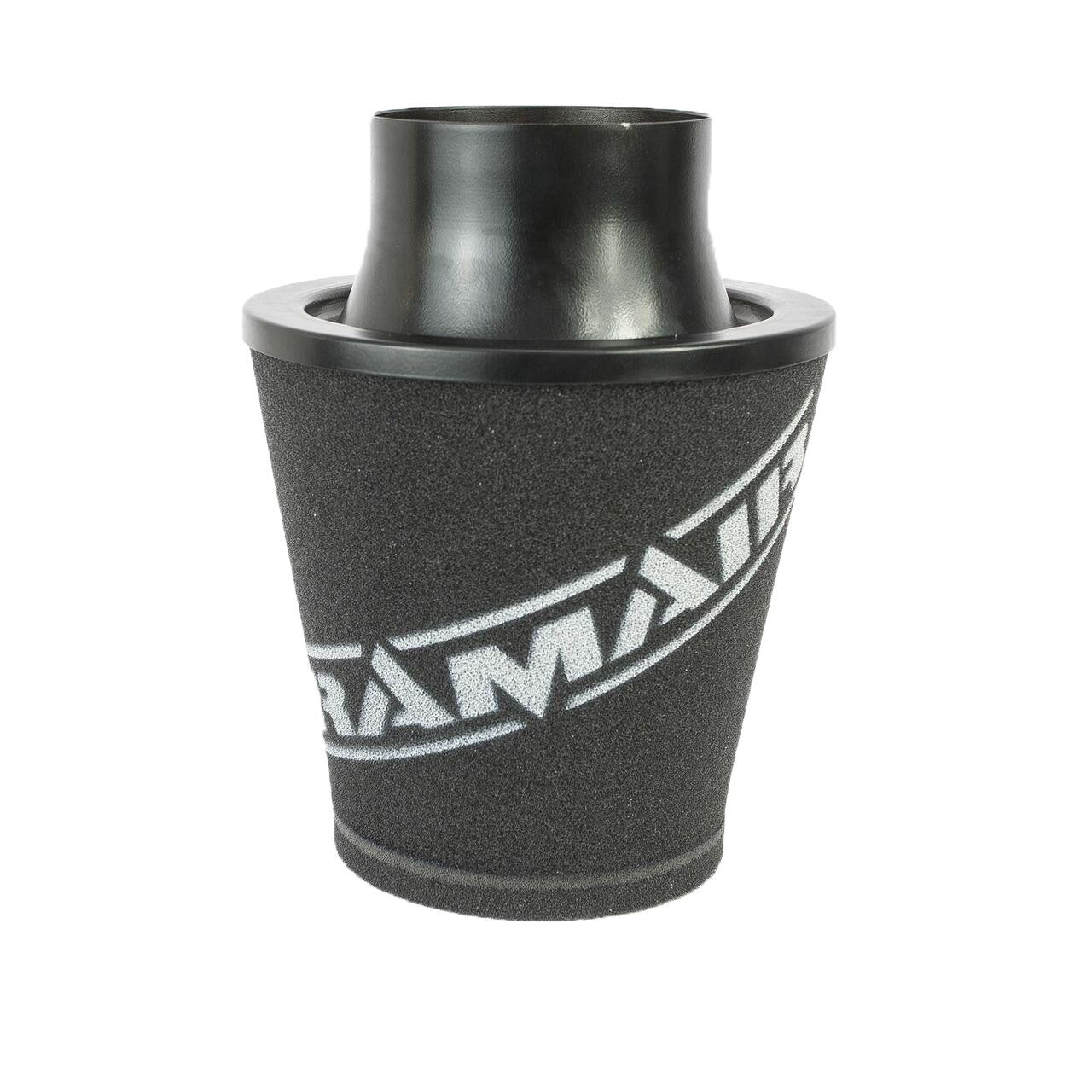 Ramair Medium Foam Filter Aluminium Base 90mm Black