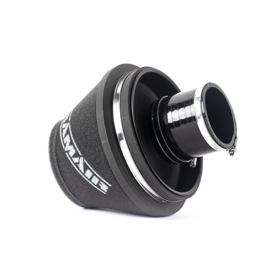 Ramair 70mm ID Neck Medium Cone Air Filter with Velocity Stack and Coupling
