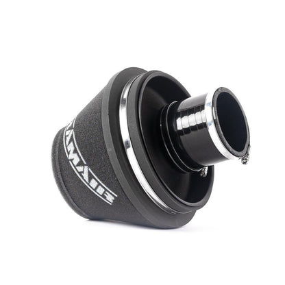 Ramair 70mm ID Neck Medium Cone Air Filter with Velocity Stack and Coupling