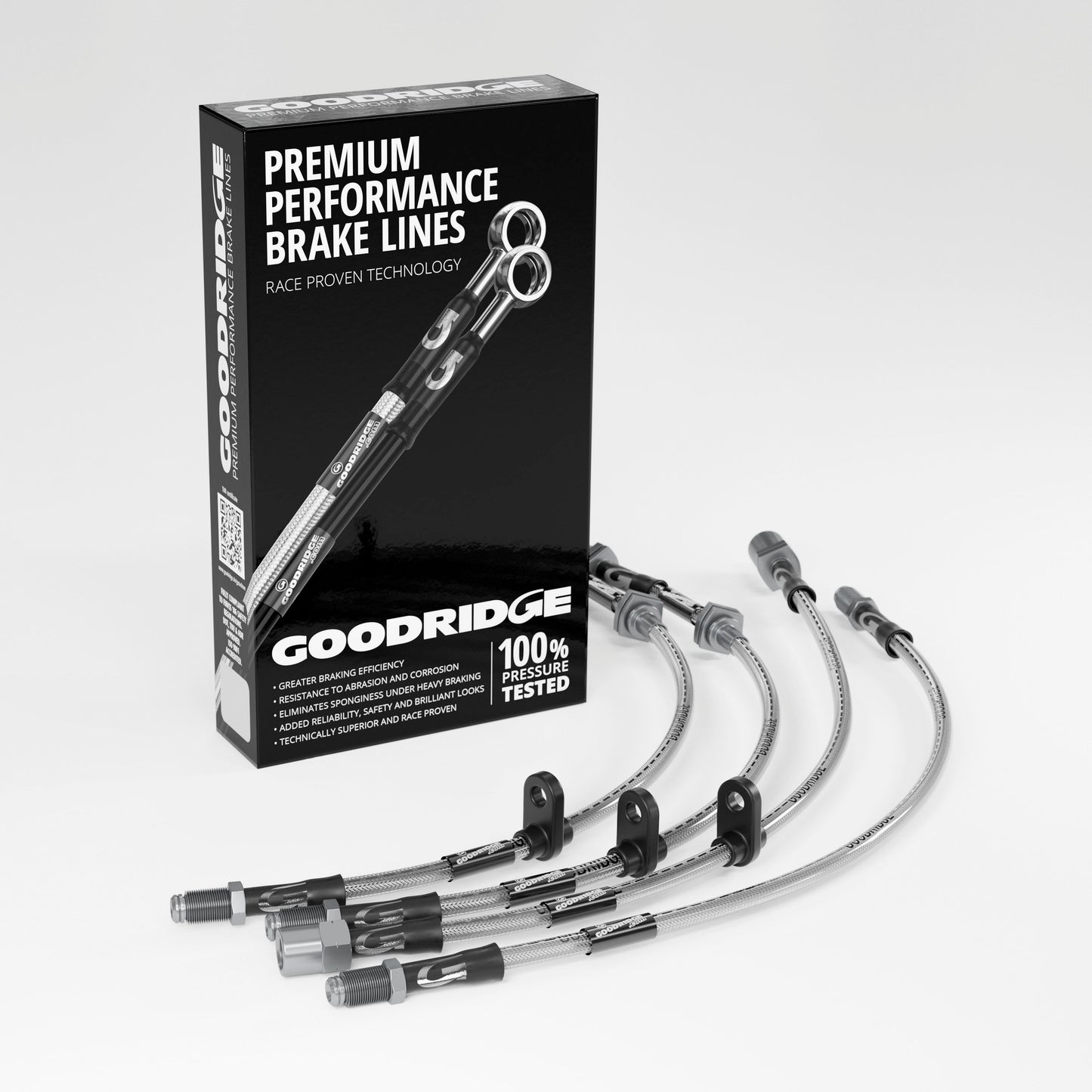 Brake Hose Kit for Rover 2200 SINGLE SYSTEM 1973-1977 - Goodridge