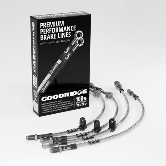 Brake Hose Kit for Rover 2200 SINGLE SYSTEM 1973-1977 - Goodridge