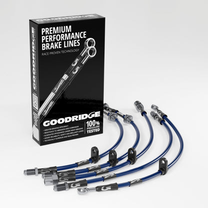 Goodridge Brake Hose Kit for Toyota COROLLA 1.6 GTAE 86 (AE86) 1984-1987