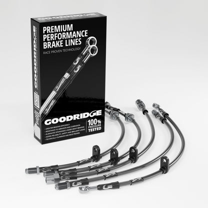 Goodridge Brake Hose Kit for Toyota COROLLA 1.6 GTAE 86 (AE86) 1984-1987