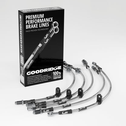 Goodridge Brake Hose Kit for Toyota COROLLA 1.6 GTAE 86 (AE86) 1984-1987