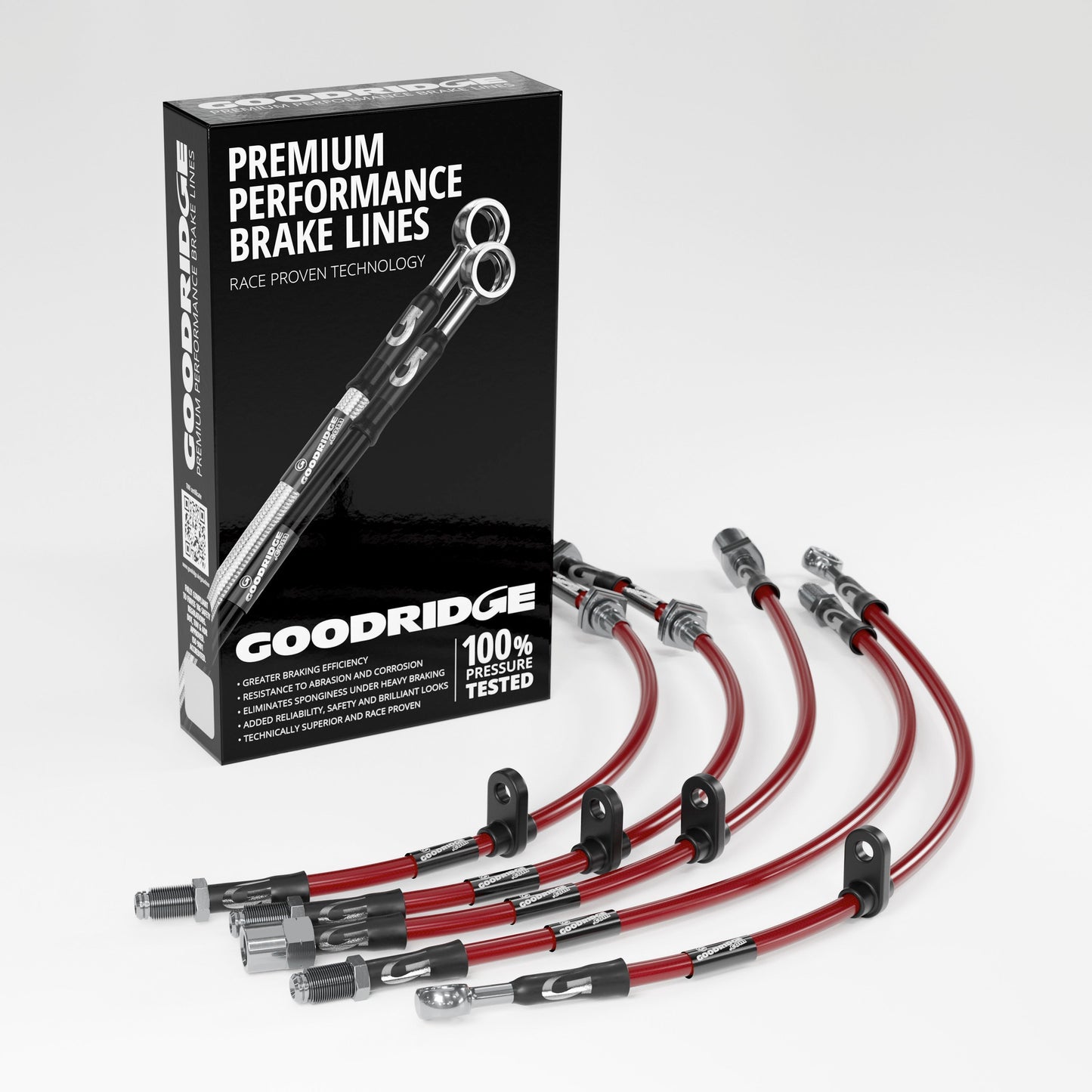 Goodridge Brake Hose Kit for Toyota COROLLA 1.6 GTAE 86 (AE86) 1984-1987