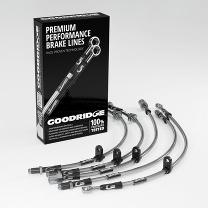Goodridge Brake Hose Kit for Toyota COROLLA 1.6 GTAE 86 (AE86) 1984-1987